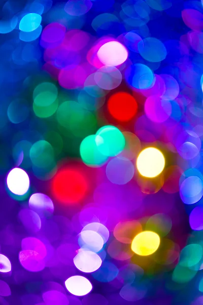 Colorful bokeh from the party light — Stock Photo, Image