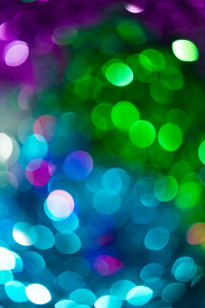 Bokeh coloré de la lumière de la fête — Photo