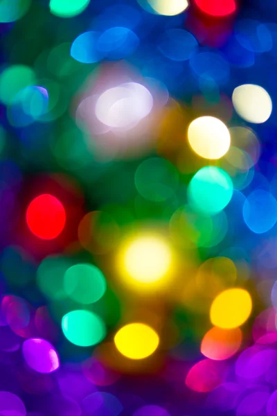 Colorful bokeh from the party light — Stock Photo, Image