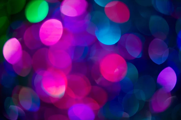 Colorful bokeh from the party light — Stock Photo, Image