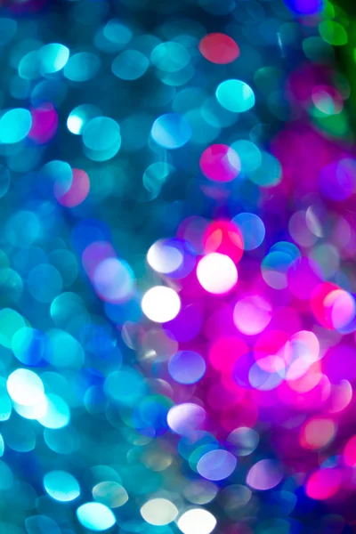 Parti ışık renkli bokeh — Stok fotoğraf