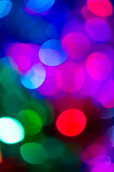 Colorful bokeh from the party light — Stock Photo, Image