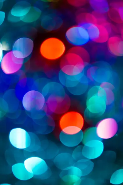 Colorful bokeh from the party light — Stock Photo, Image