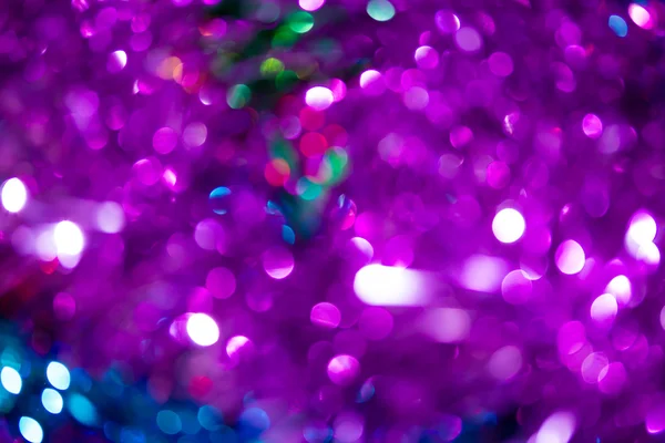 Bokeh coloré de la lumière de la fête — Photo