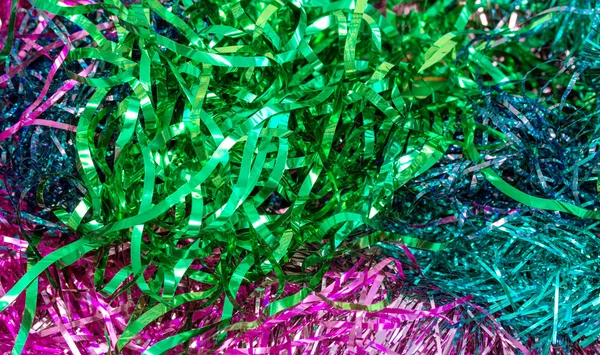 Natale tinsel colorato — Foto Stock