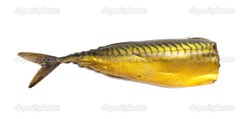 Smoked mackerel without head