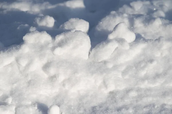 Neve Bianca Terra Come Sfondo — Foto Stock