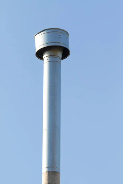 Metalen Elektrische Paal Tegen Lucht — Stockfoto