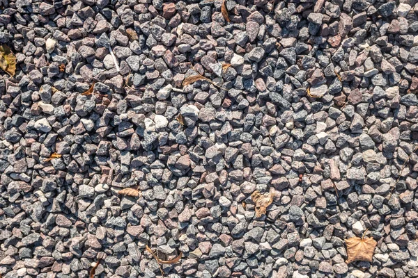 Crushed Granite Stones Ground Background Texture — Stock Photo, Image