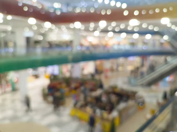 Supermarkt Des Leichten Lebensstils Leere Verschwommene Shopping Mall Hintergrund Defokussierte — Stockfoto