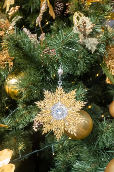 Christmas Tree Decorations Festive Mood New Year — Stock Photo, Image