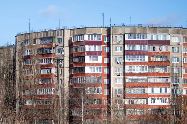 Ciudad Edificios Gran Altura Contra Cielo —  Fotos de Stock