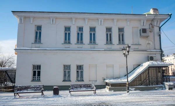 Lipetsk Ρωσία Φεβρουαρίου 2022 Πολυώροφα Κτίρια Χειμερινό Αστικό Τοπίο — Φωτογραφία Αρχείου