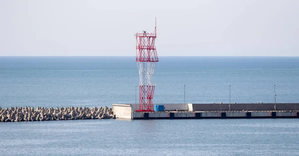 Farol Mar Tempo Ensolarado Tranquila — Fotografia de Stock