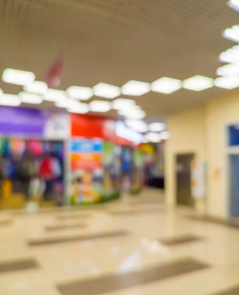 Supermercado Estilo Vida Leve Vazio Desfocado Shopping Center Fundo Papel — Fotografia de Stock