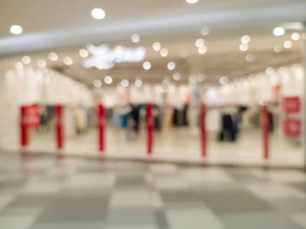 Supermarket Light Lifestyle Empty Blurry Shopping Mall Background Defocused Wallpaper — Stock Photo, Image