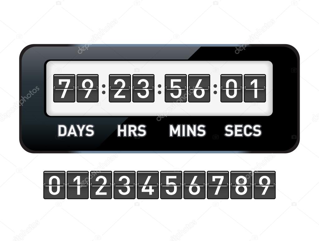 Mechanical countdown timer