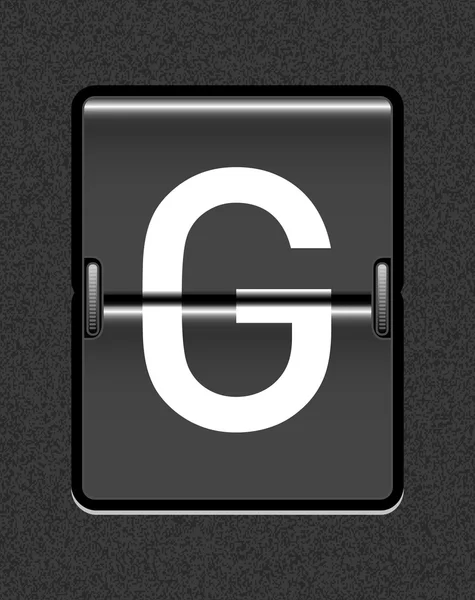 Буква G — стоковый вектор