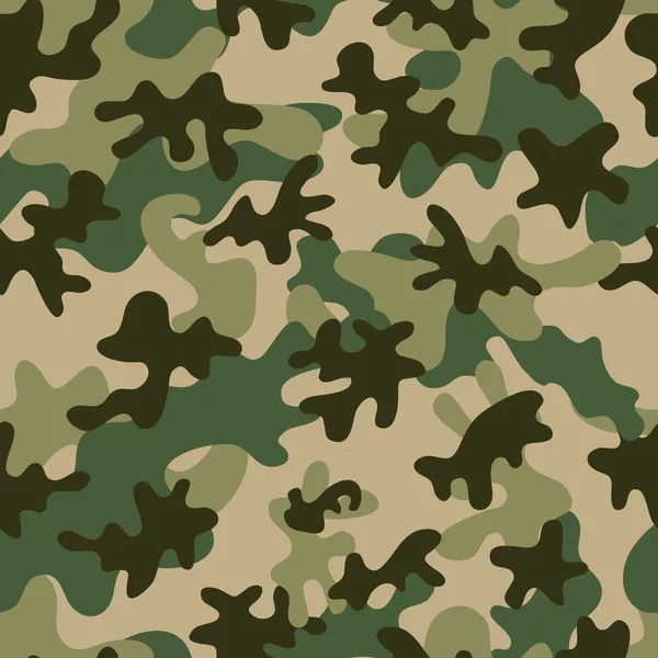 Camouflage Seamless Pattern — Stock Vector