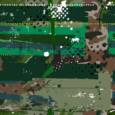 Grunge kamuflaj deseni