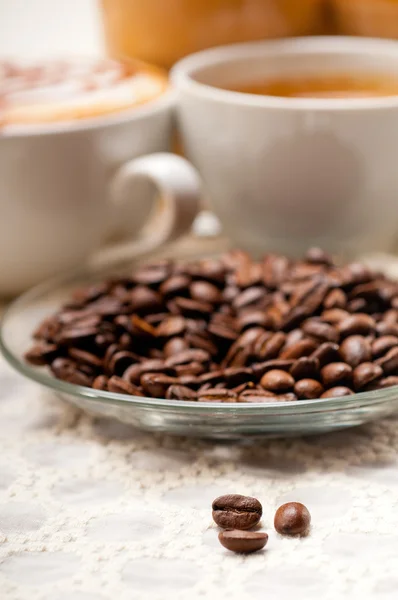 Auswahl verschiedener Kaffeesorten — Stockfoto