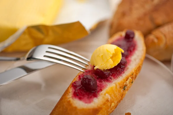 Mantequilla de pan y mermelada —  Fotos de Stock