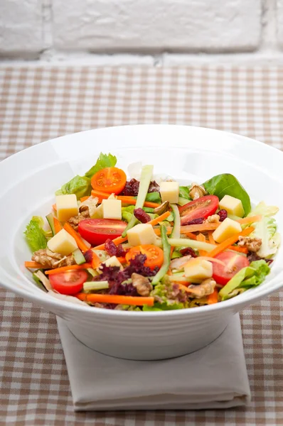 Свежий красочный здоровый салат — стоковое фото