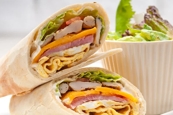 Panino club panino pita — Foto Stock