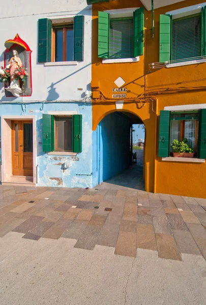Italien Venedig ön burano — Stockfoto