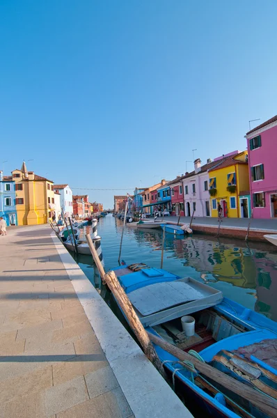 Itálie Benátky burano ostrov — Stock fotografie