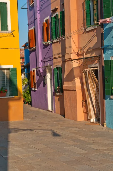 Itália Veneza Ilha de Burano — Fotografia de Stock