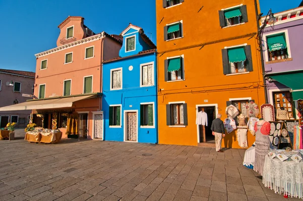 Italy Venice Burano island — Stock Photo, Image