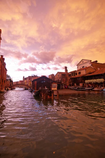 Venedig Italien san trovaso squero Visa — Stockfoto