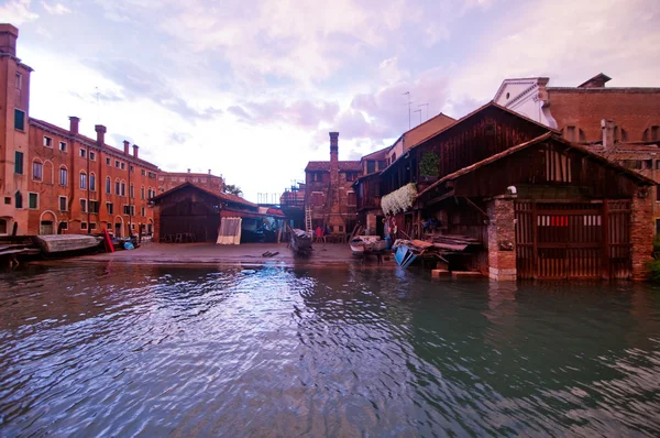 Venedig Italien san trovaso squero Visa — Stockfoto