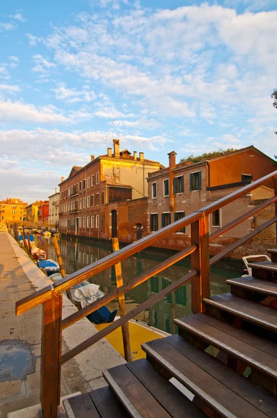Benátky Itálie neobvyklé pittoresque zobrazení — Stock fotografie