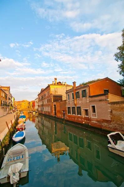 Необычный панорамный вид на Венецию — стоковое фото