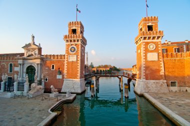 Venice Italy Arsenale clipart