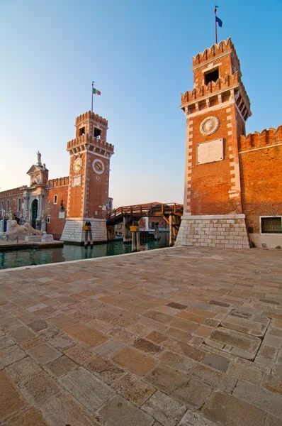 Benátky Itálie arsenale — Stock fotografie