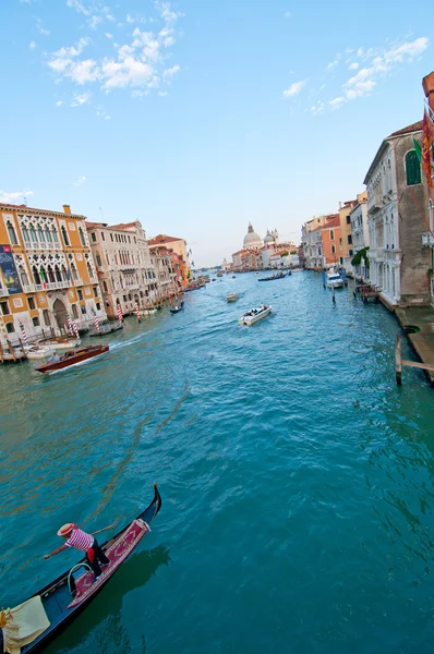 Itálie Benátky canal Grande Prohlédni — Stock fotografie