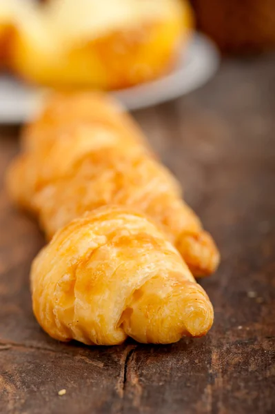 Fresh croissant french brioche — Stock Photo, Image