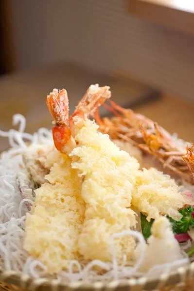 Japansk stil tempura räkor — Stockfoto