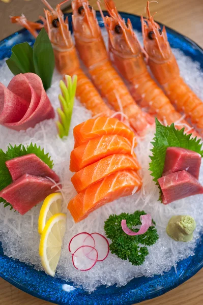 Japoński styl mieszane sashimi danie — Zdjęcie stockowe