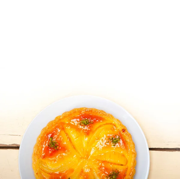 Frisch Gebackene Birnenkuchen Nachtisch Kuchen Torte — Stockfoto