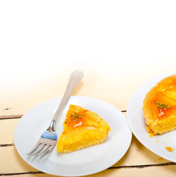 新鮮な自家製梨パイ デザート ケーキ タルト — ストック写真