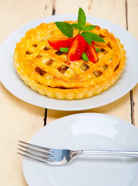 taze ev yapımı sığır eti pasta makro closeup pişmiş