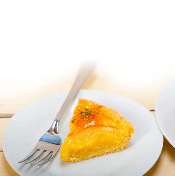 新鮮な自家製梨パイ デザート ケーキ タルト — ストック写真