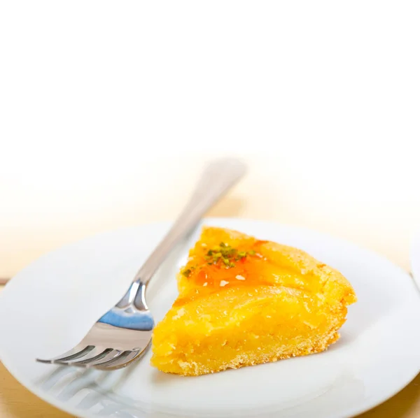 Fresh Home Baked Pears Pie Dessert Cake Tart — Stock Photo, Image