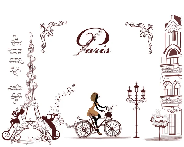 ᐈ Paris Girl Drawing Stock Vectors Royalty Free Parisian Illustrations Download On Depositphotos