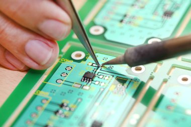 yüksek teknoloji elektronik devre kartı