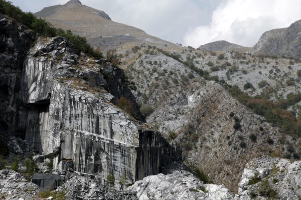 The Marble Quarries - Apuan Alps , Carrara, Tuscany, — Stock Photo, Image
